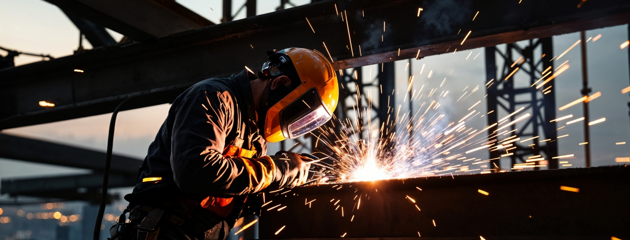 Welding sparks