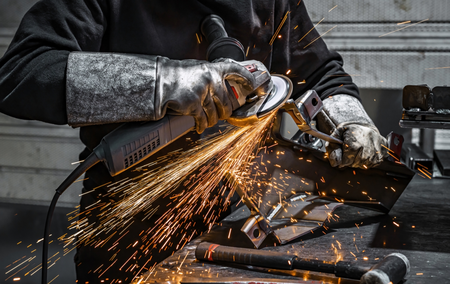 Steel worker